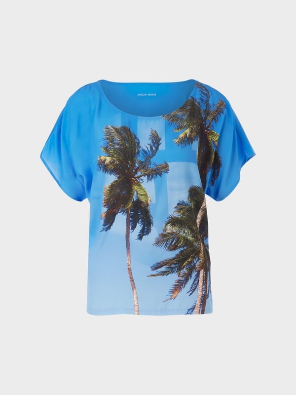 Marc Cain Bluse mit Palmenprint Fabrikladen