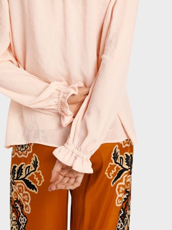 Marc Cain Leichte Bluse aus recyceltem Polyester Rabatte dieses Monats