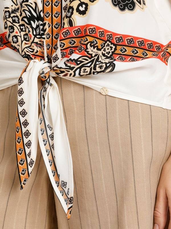 Marc Cain Bluse in Materialmix 2025