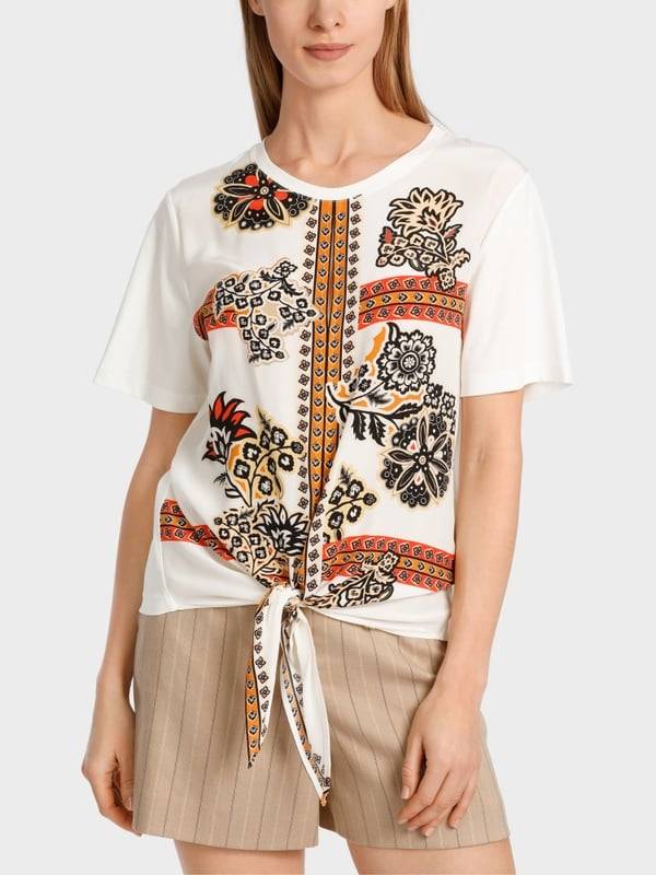 Marc Cain Bluse in Materialmix 2025