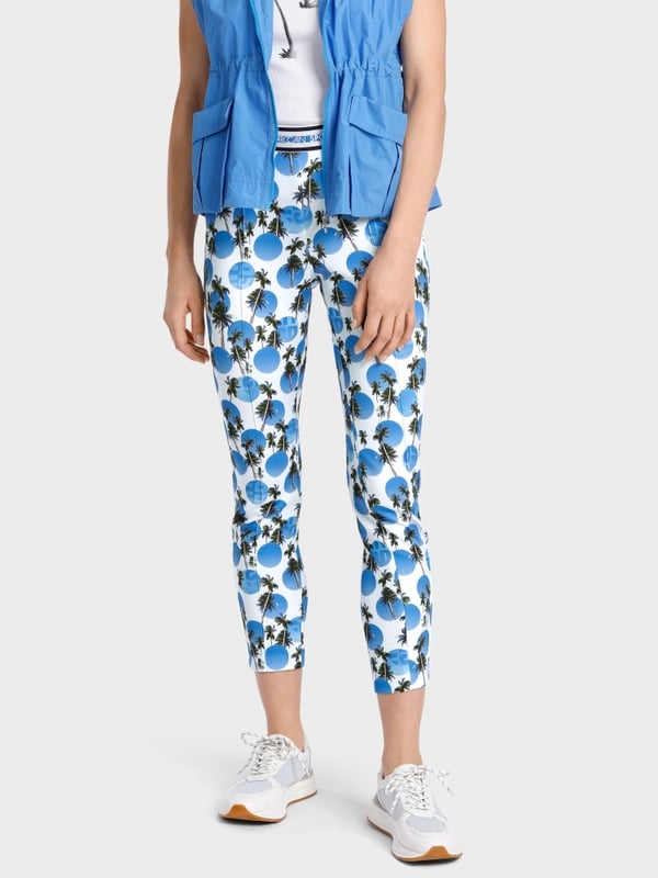 Marc Cain Modell SOFIA - Palmenprint auf Scuba im Angebot