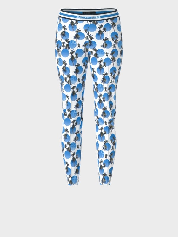 Marc Cain Modell SOFIA - Palmenprint auf Scuba im Angebot