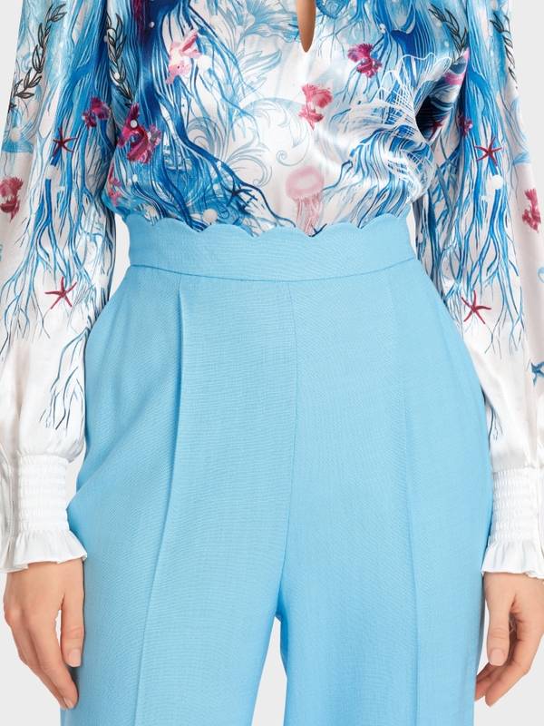 Marc Cain Modell SANAA mit gewelltem Bundabschluss Fabrikpreis
