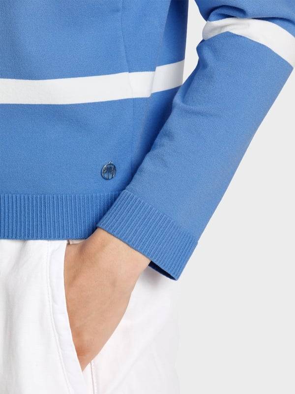Marc Cain Gestreifter "Rethink Together" Cardigan Begrenztes Angebot