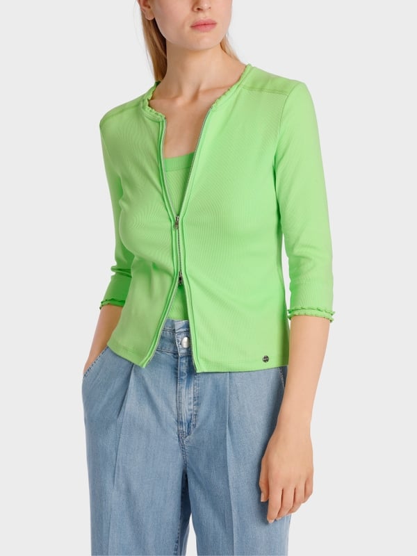 Marc Cain Sportive Jacke mit Rüschendetail Cyber Monday