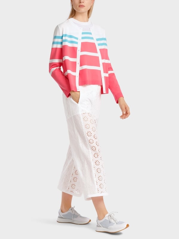 Marc Cain Gestreifter "Rethink Together" Cardigan Muttertagsangebot