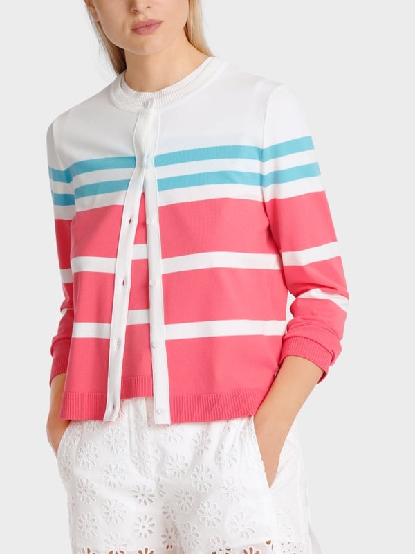 Marc Cain Gestreifter "Rethink Together" Cardigan Muttertagsangebot