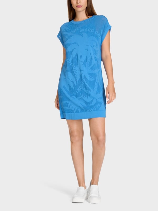 Marc Cain Netzkleid im Beach-Point-Dessin Kostenloser Versand international