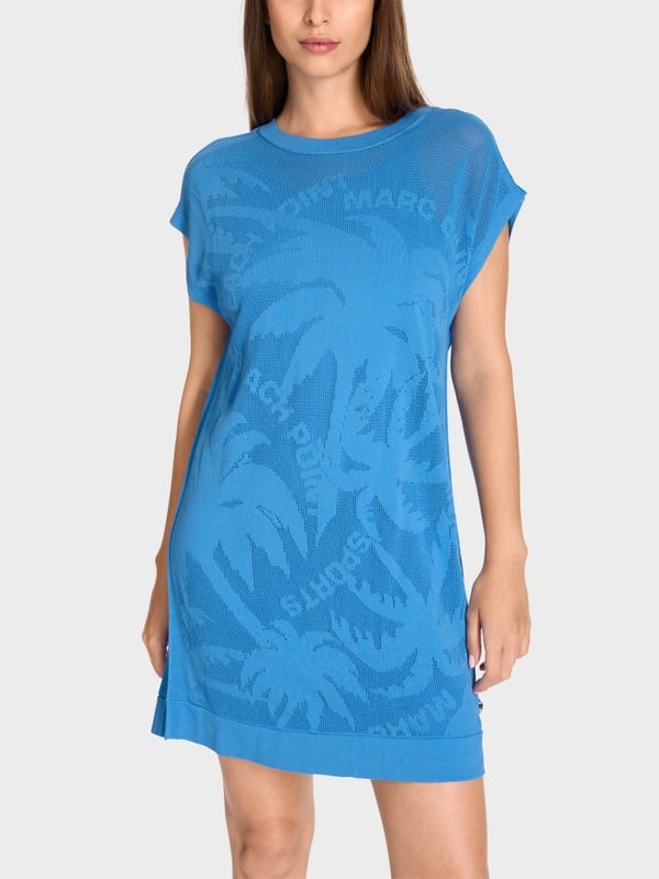 Marc Cain Netzkleid im Beach-Point-Dessin Kostenloser Versand international