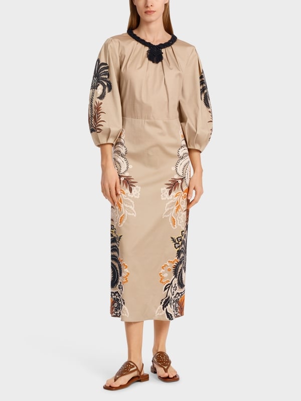 Marc Cain Midilanges, tailliertes Kleid Begrenzt auf 3 Tage