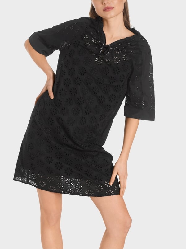 Marc Cain Kleid mit Lochstickerei zollfrei