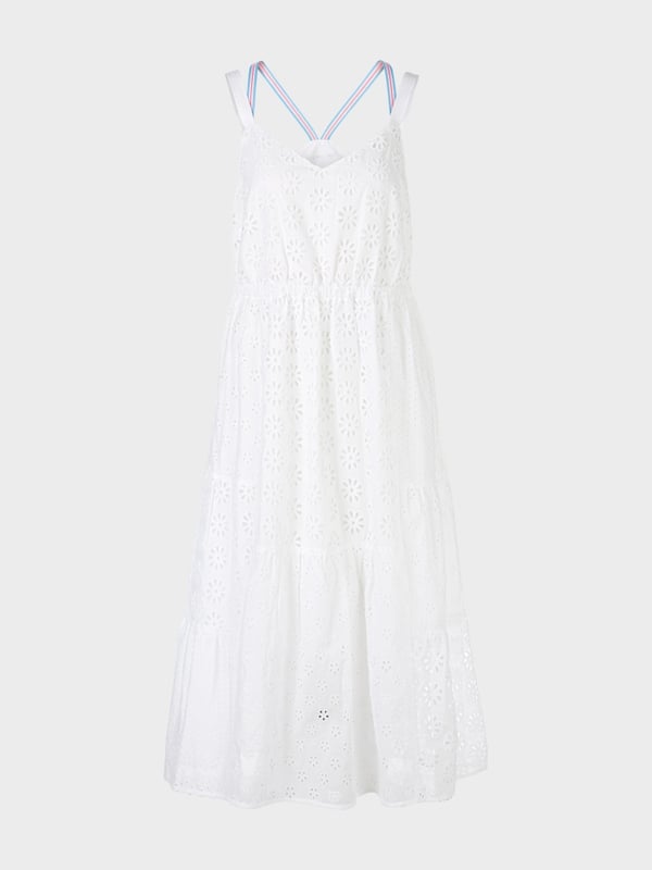 Marc Cain Sommerkleid mit Lochstickerei Rabatte dieses Monats