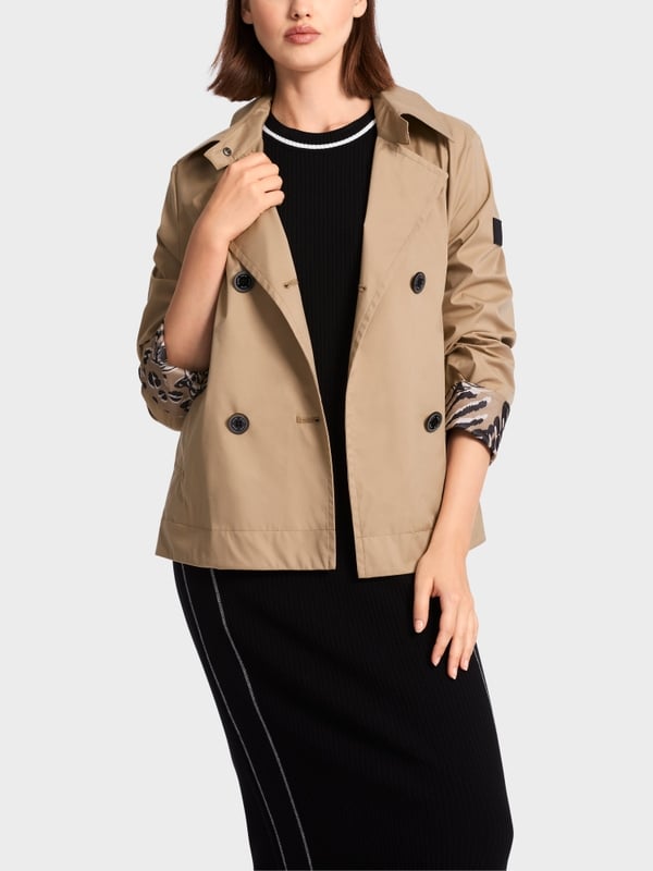 Marc Cain Zweireihige Outdoorjacke Kostenloser Versand