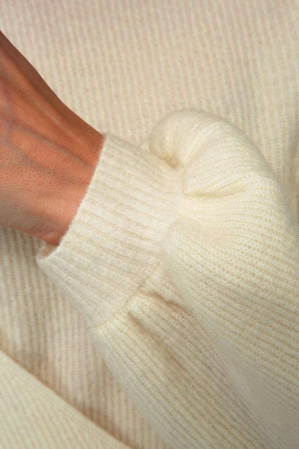 IVI GmbH SOLID KNIT Wickelpullover mit Cut-Out Detail weiß Bis zu 65% Rabatt