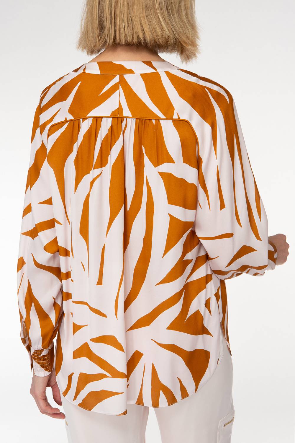IVI GmbH PALM LEAF AMBER Tunika mit raffinierten Nahtdetails Im Verkauf