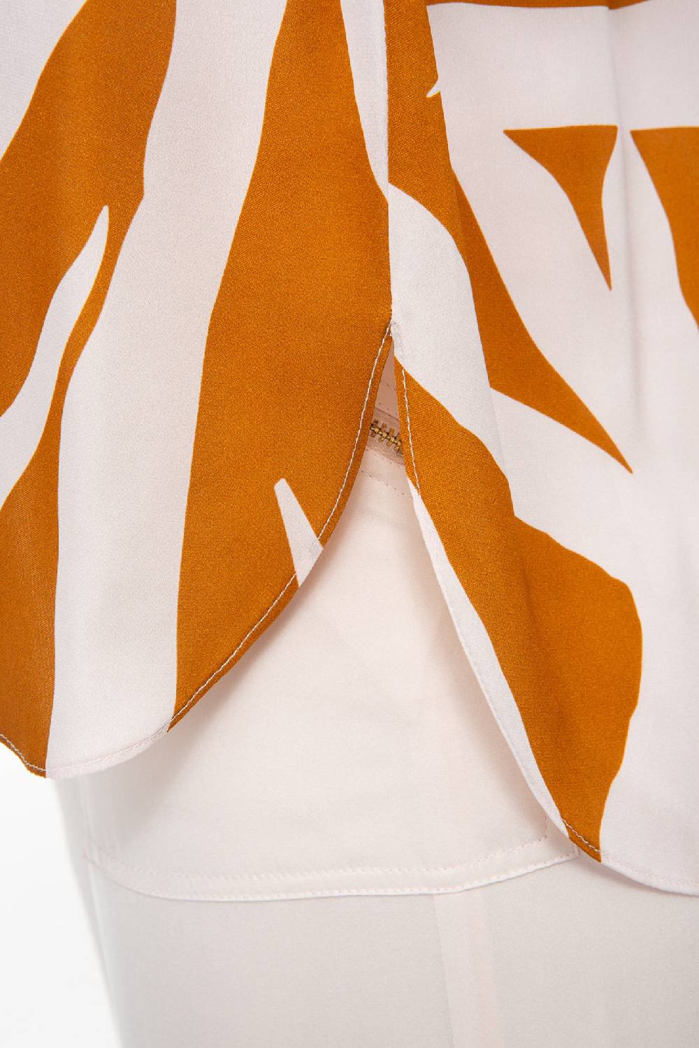 IVI GmbH PALM LEAF AMBER Tunika mit raffinierten Nahtdetails Im Verkauf