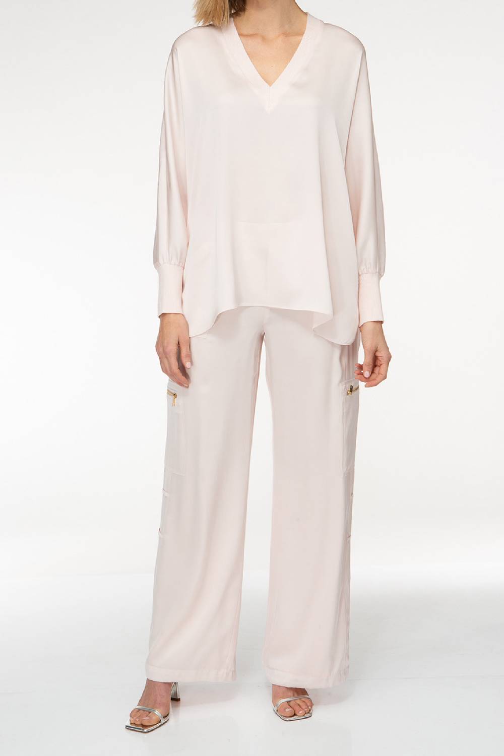 IVI GmbH SOLID SILK Tunika rosé zollfrei