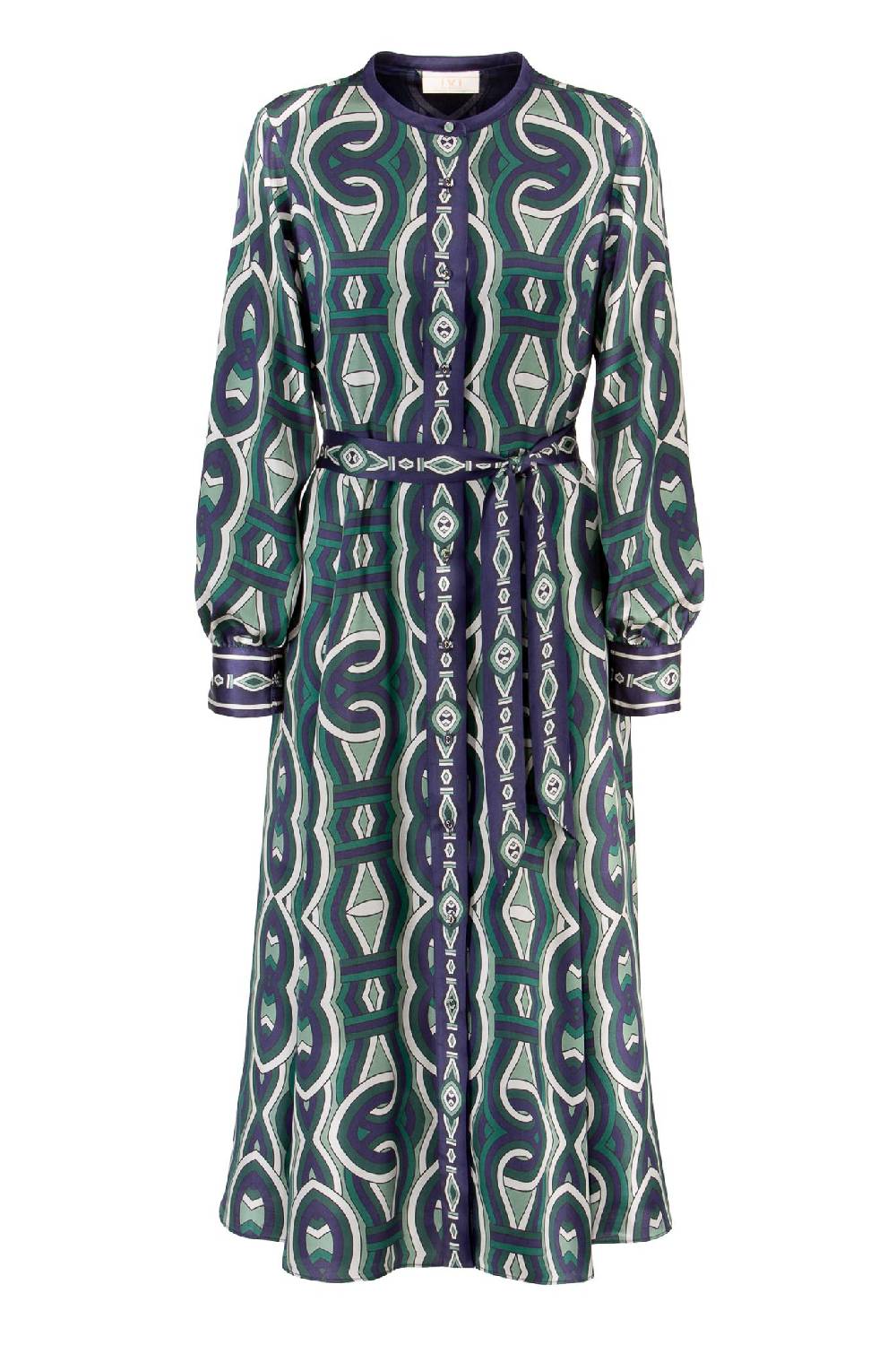 IVI GmbH GRACE Midi Kleid mit Print grün Online