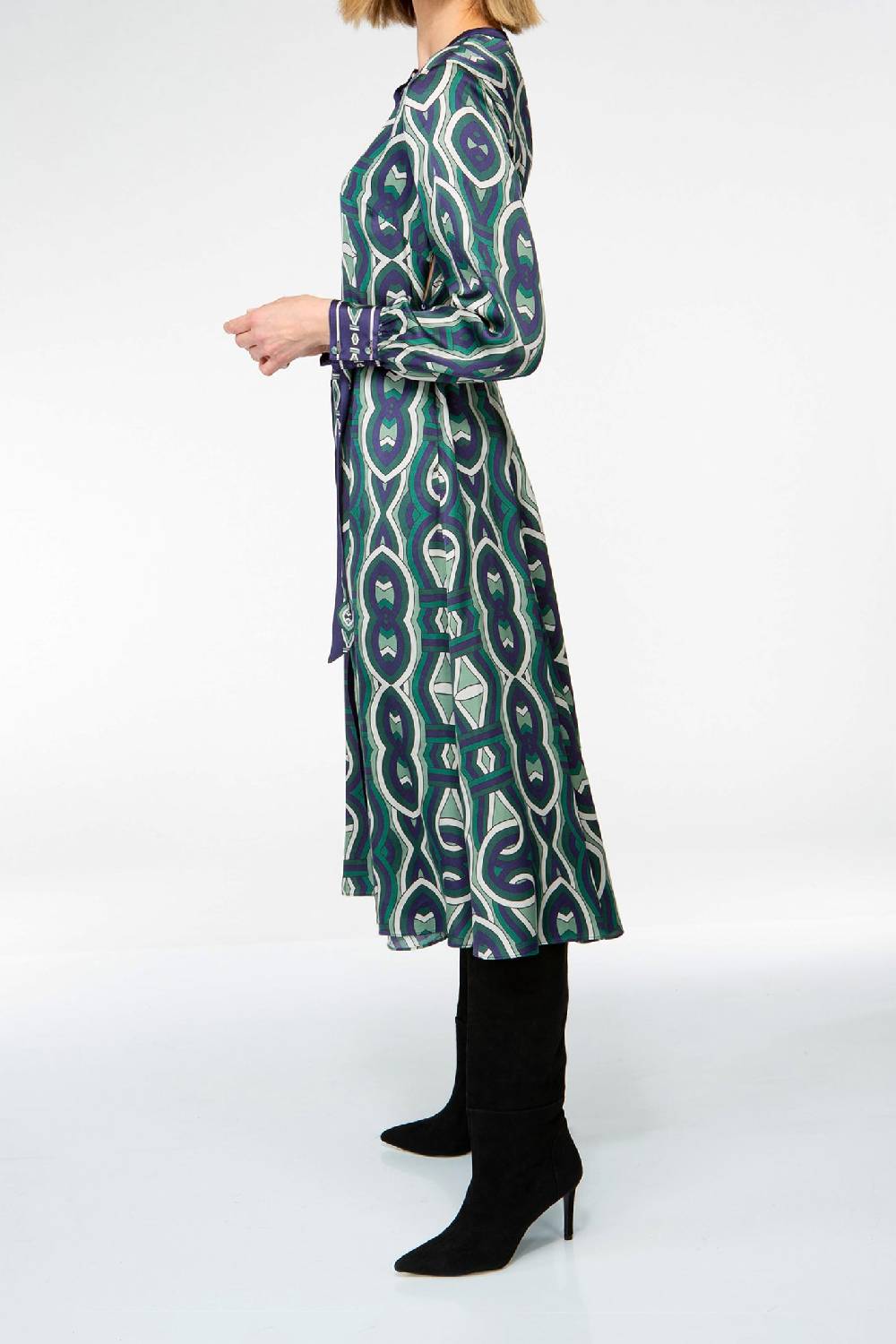 IVI GmbH GRACE Midi Kleid mit Print grün Online