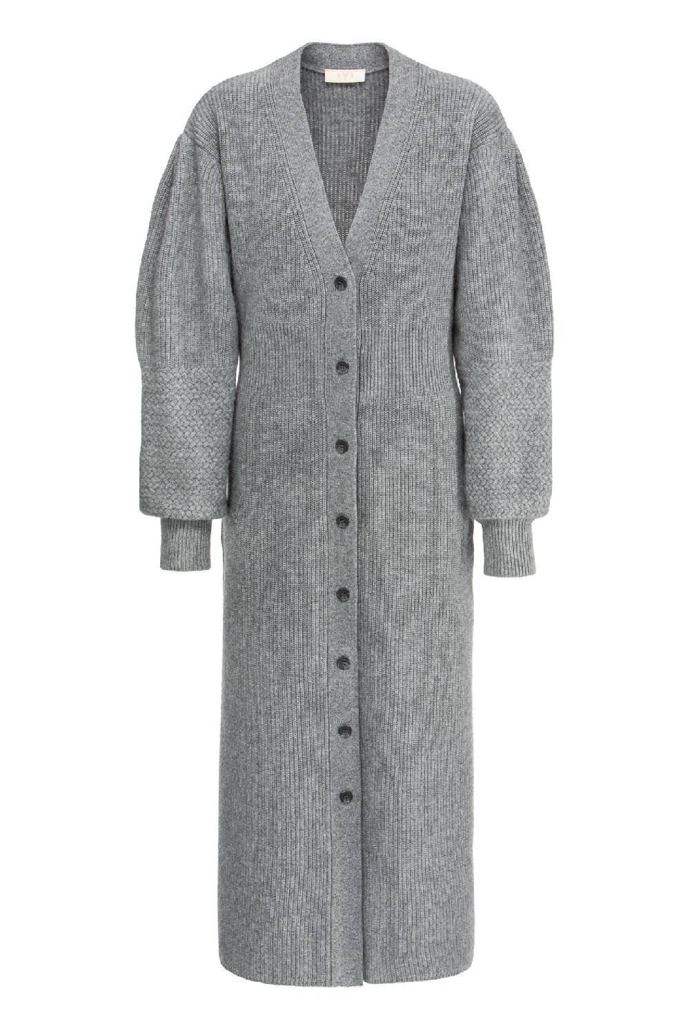 IVI GmbH SOLID KNIT Kleid im Struktur-Mix grau-melange Hotsell