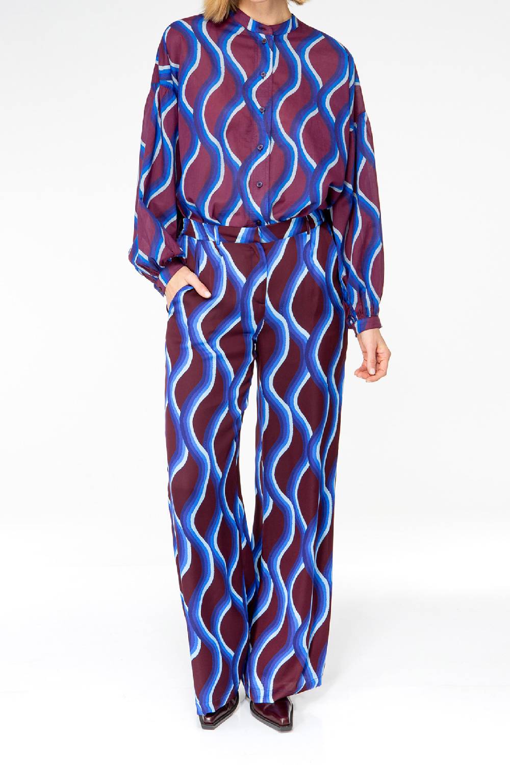 IVI GmbH PARADISE WAVE Bluse aus Baumwoll-Voile Meist gekauft