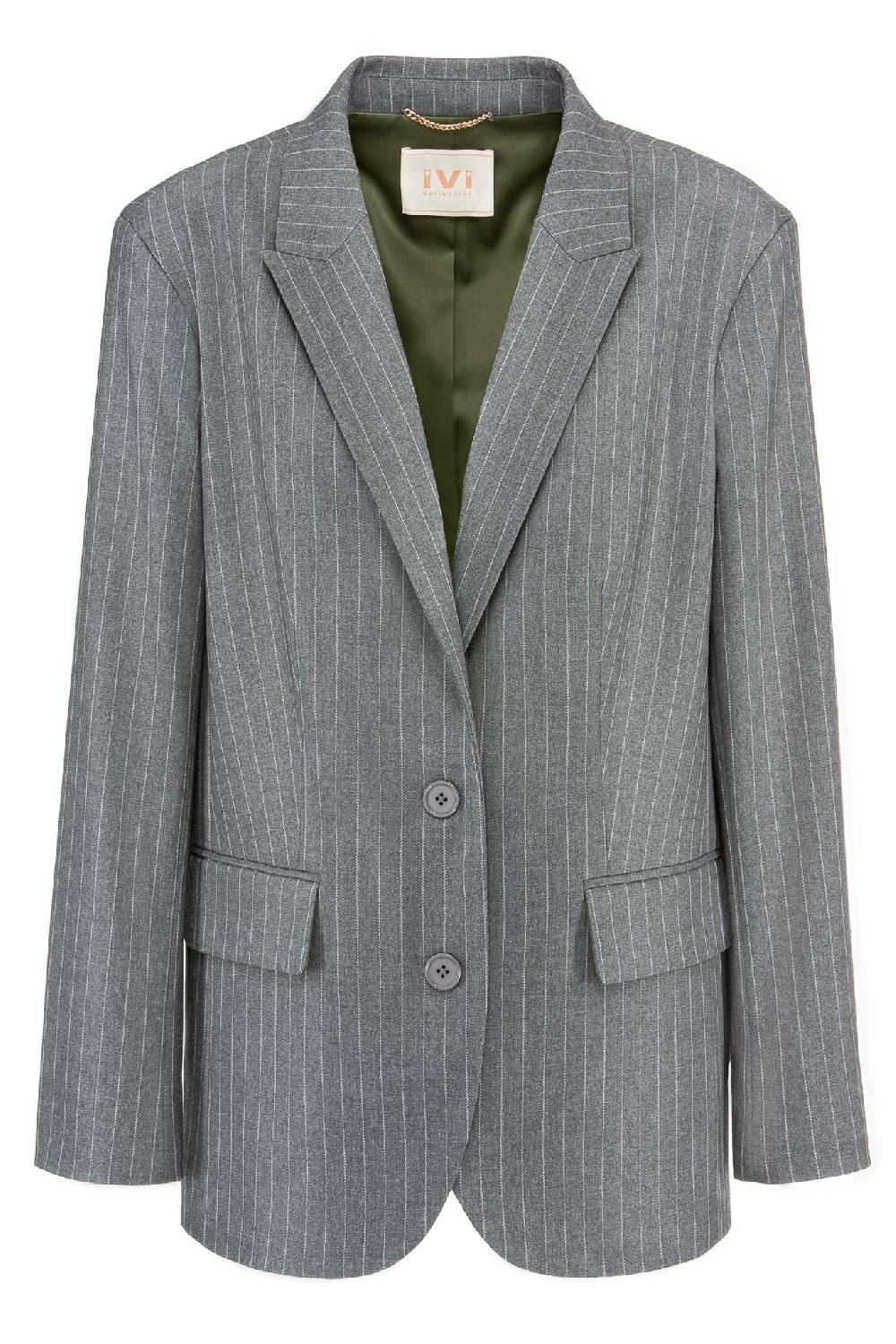 IVI GmbH PINSTRIPE Klassischer Blazer graphit Saisonschlussverkauf