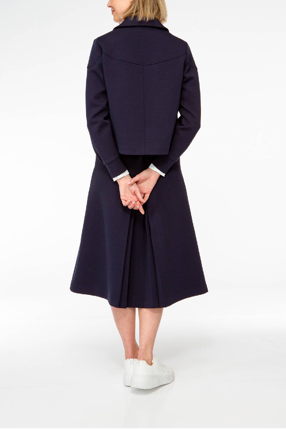 IVI GmbH SOLID JERSEY Kurze Jacke im Boxy Fit navy Osterangebot