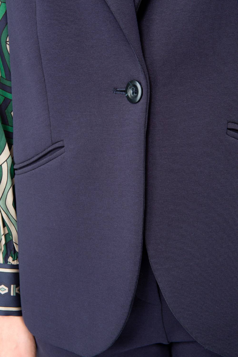 IVI GmbH SOLID JERSEY Weste mit Reverskragen navy Vatertagsangebot