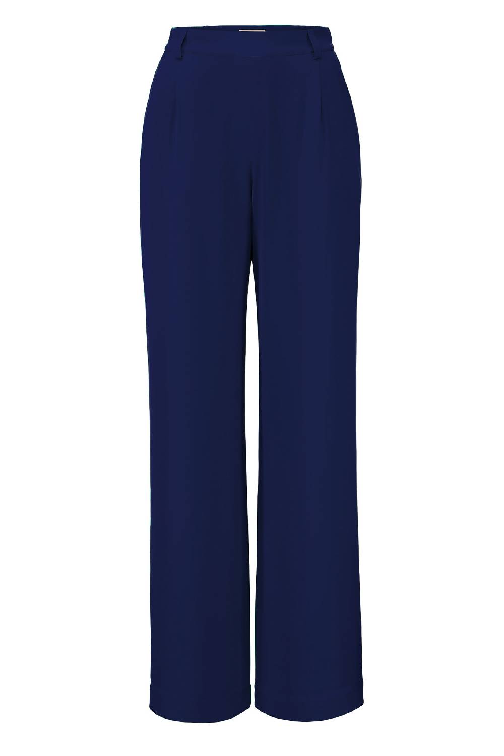 IVI GmbH SOLID SILK Seidenhose mit weitem Bein navy Vierteljährliche Förderung