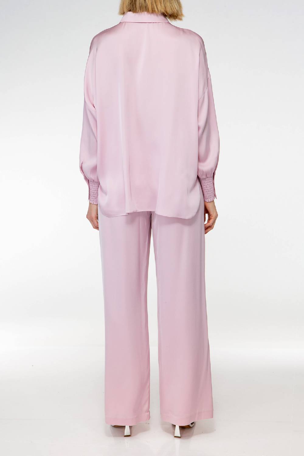 IVI GmbH SOLID SILK Tunika im Hemdblusen-Look bright rose Sonderangebot