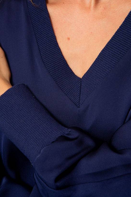 IVI GmbH SOLID SILK Tunika navy Neueste Mode