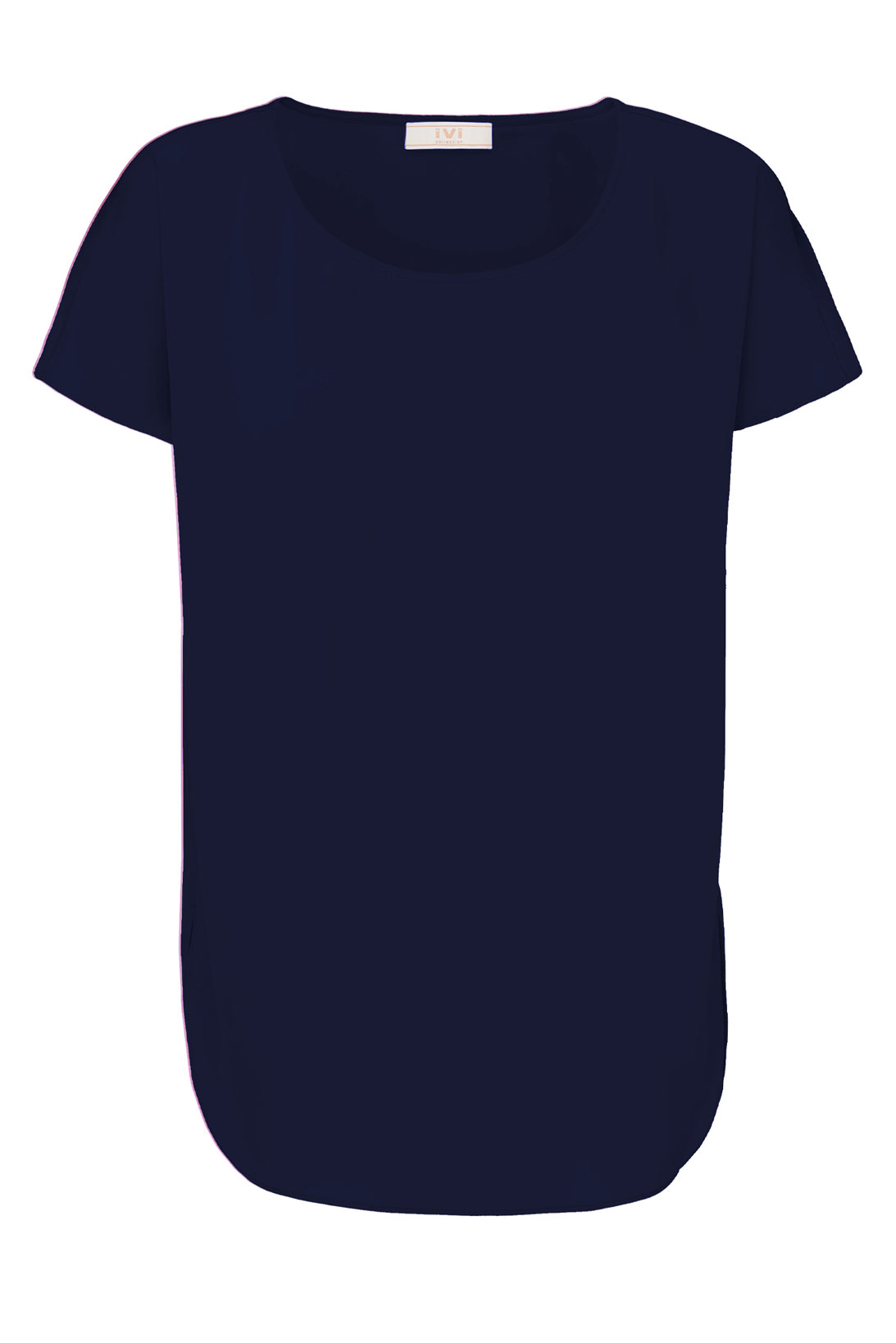 IVI GmbH SOLID SILK Seidenshirt navy Riesige Rabatte