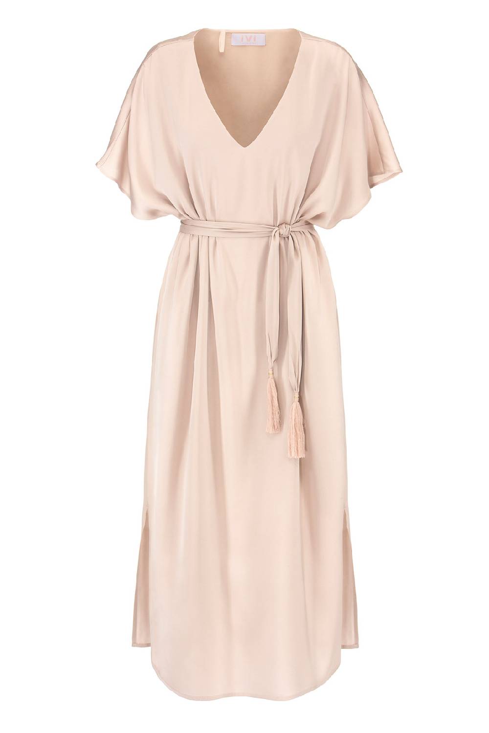 IVI GmbH SOLID SILK Kaftankleid light sand Meist gekauft