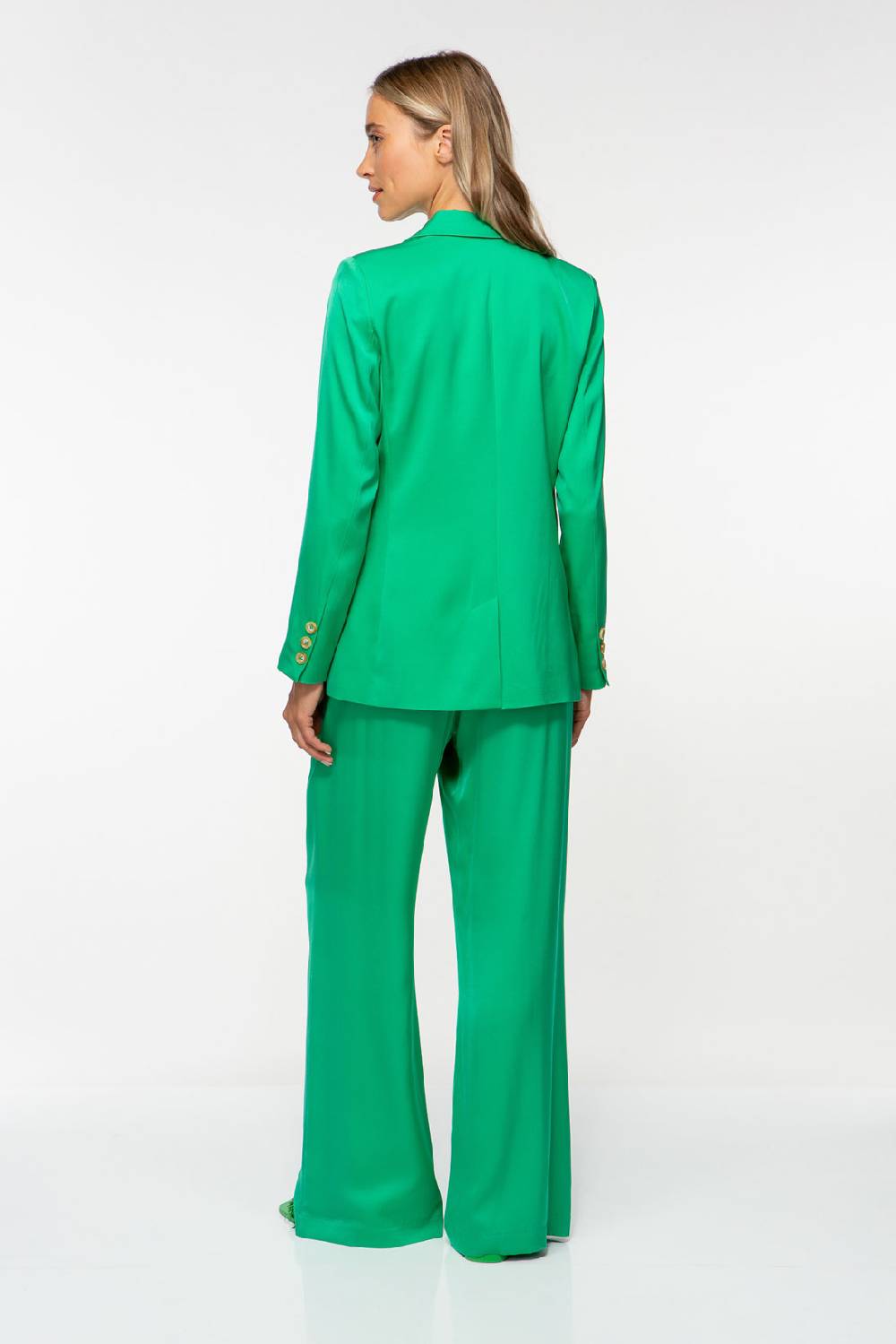 IVI GmbH SOLID SILK Seidenblazer smaragd Großer Ausverkauf