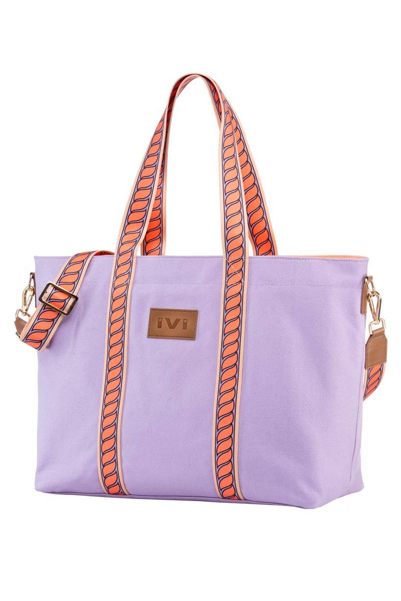 IVI GmbH CANVAS Shopper lavendel Neueste Mode