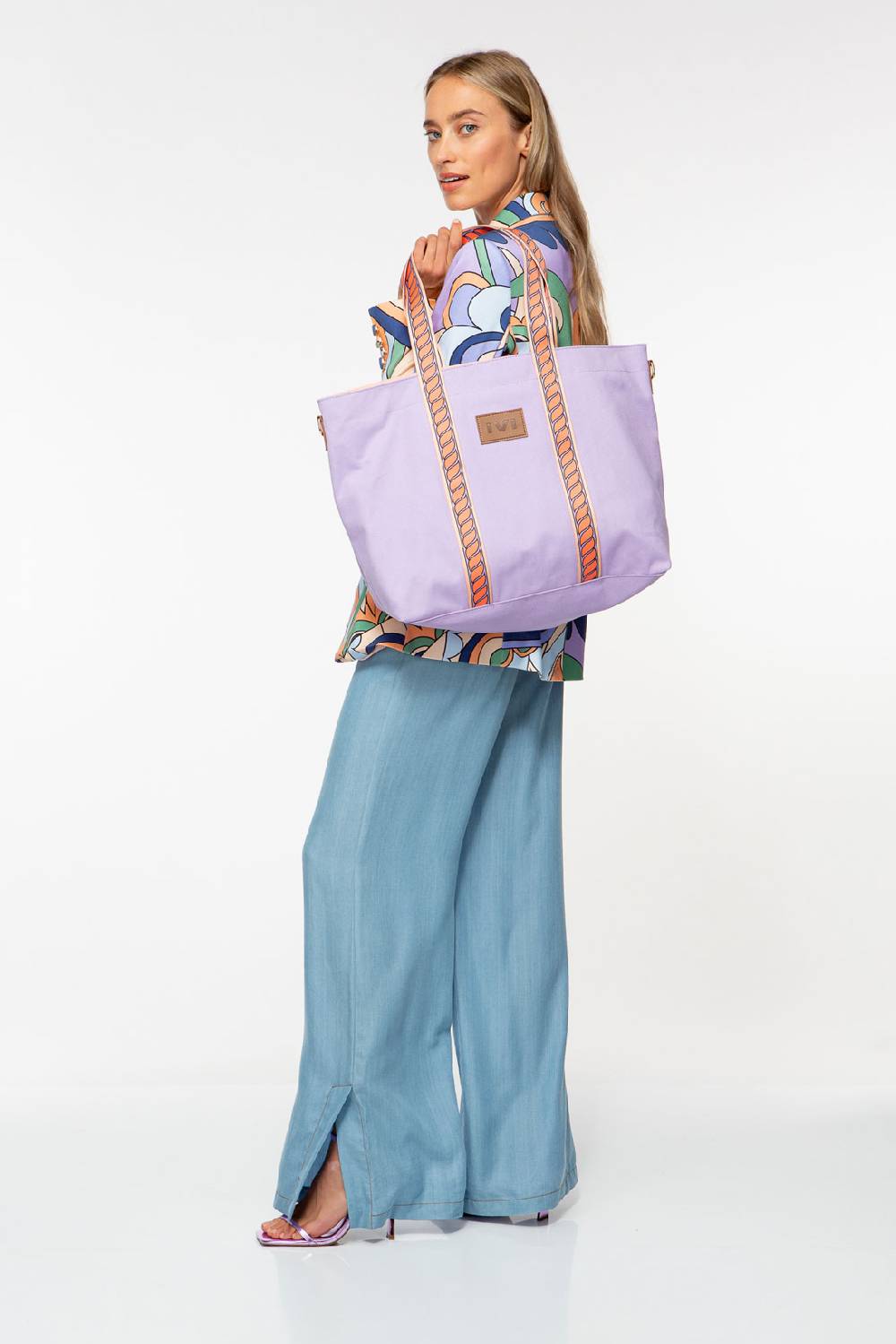 IVI GmbH CANVAS Shopper lavendel Neueste Mode