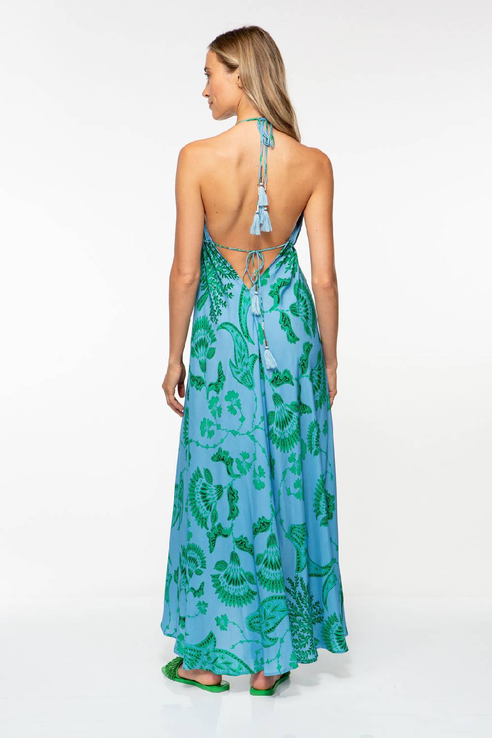 IVI GmbH CORAL FLOWER Maxikleid mit Print ocean Neuheiten