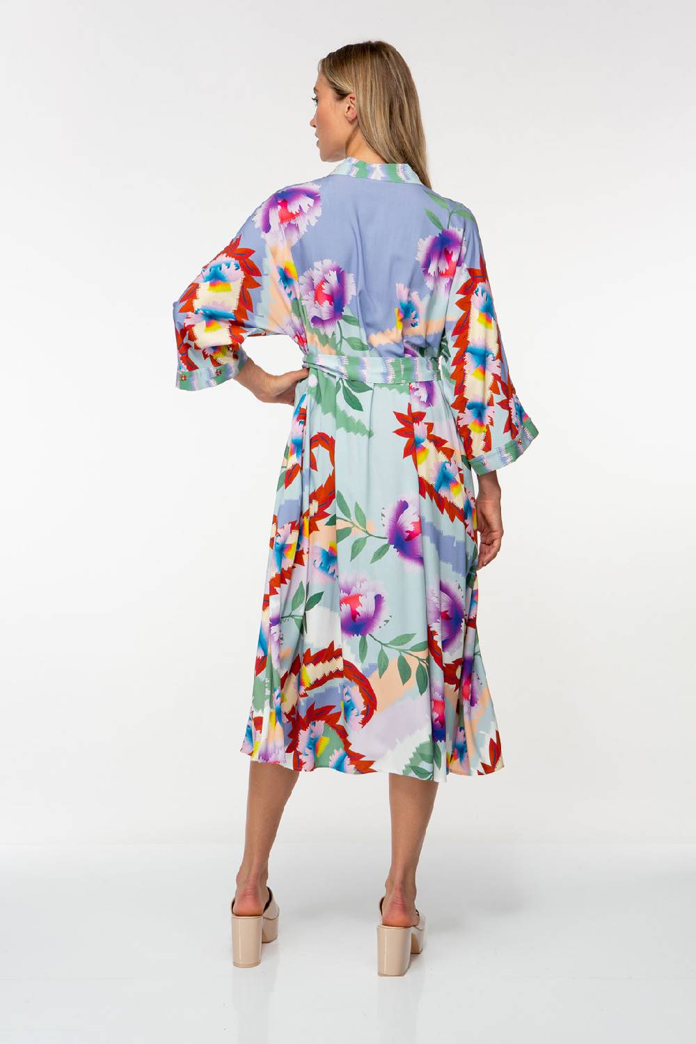 IVI GmbH PIXEL PAISLEY Kaftankleid lavendel Kauf eins, bekomm eins gratis
