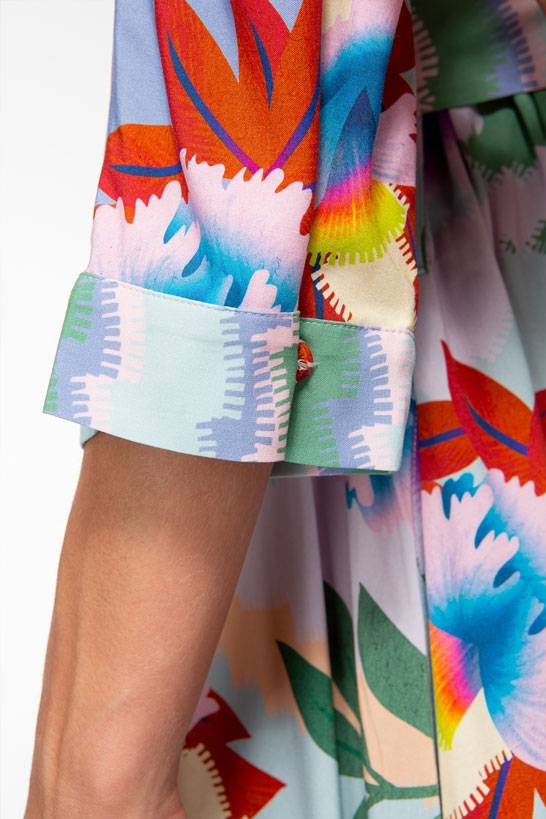 IVI GmbH PIXEL PAISLEY Kaftankleid lavendel Kauf eins, bekomm eins gratis