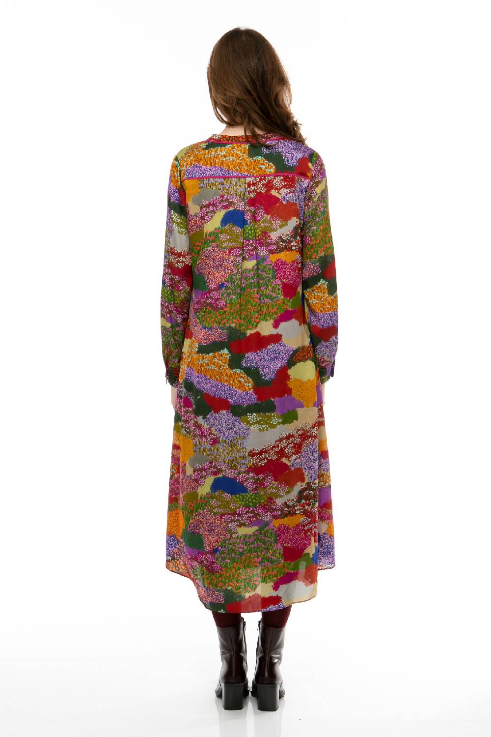 IVI GmbH FLOWER FIELDS Seidenkleid multicolor Vierteljährliche Förderung