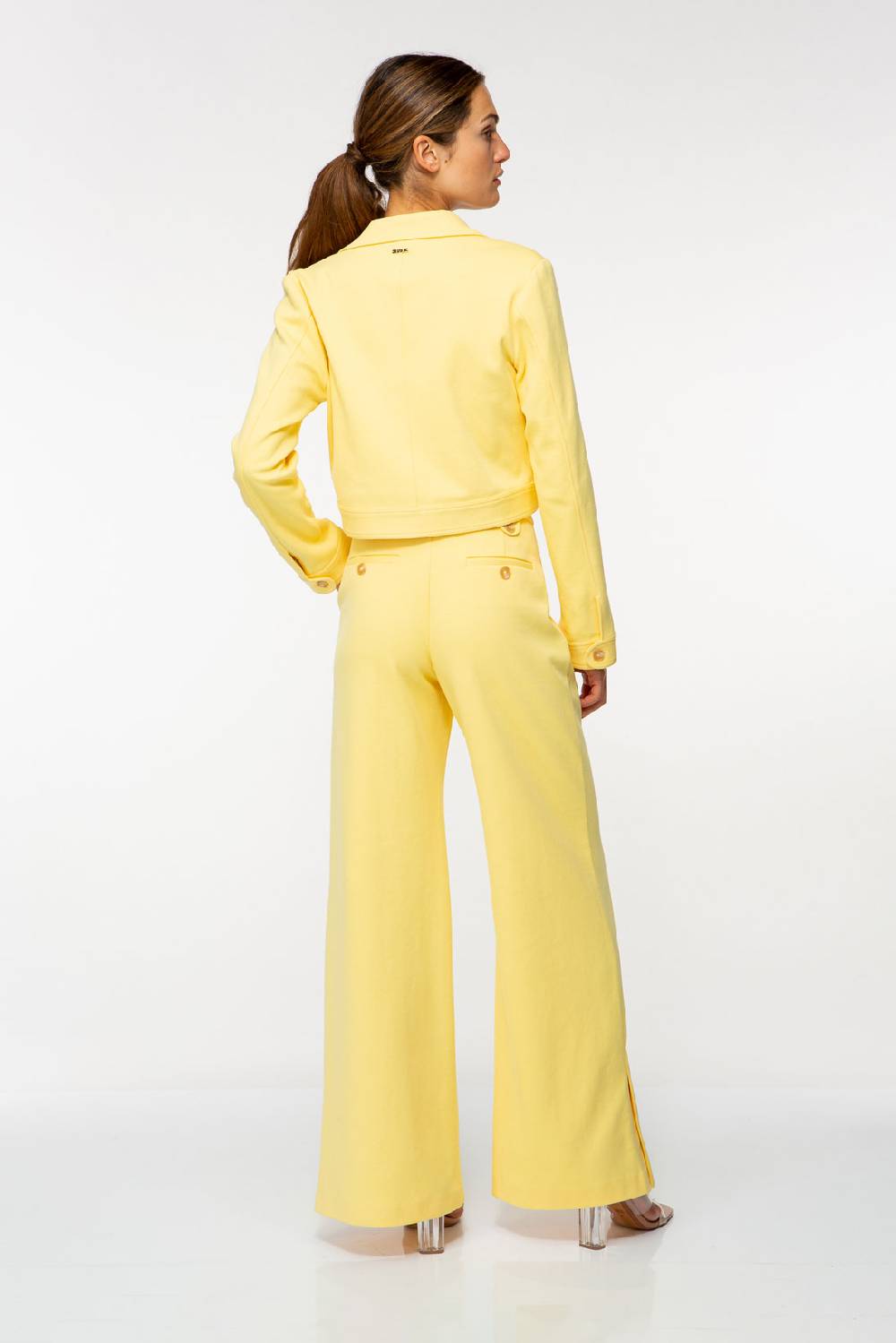 IVI GmbH SOLID JERSEY Verkürzter Blazer pastel sun Schlussverkauf