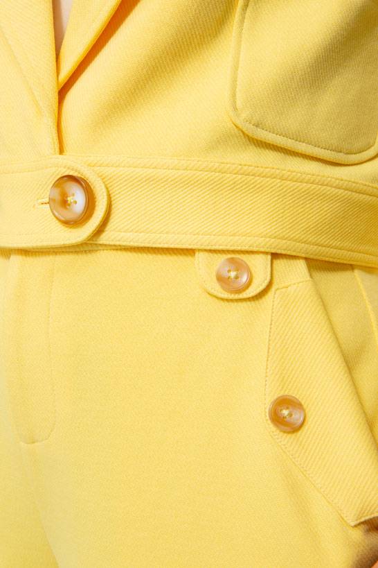 IVI GmbH SOLID JERSEY Verkürzter Blazer pastel sun Schlussverkauf