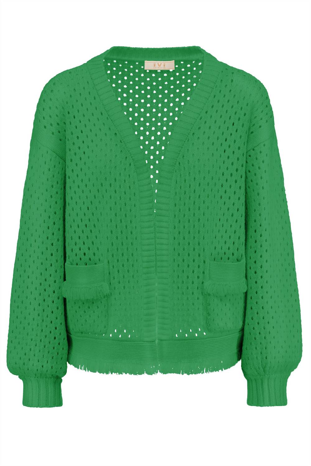 IVI GmbH SOLID KNIT Boxy Cardigan smaragd Blitzverkäufe