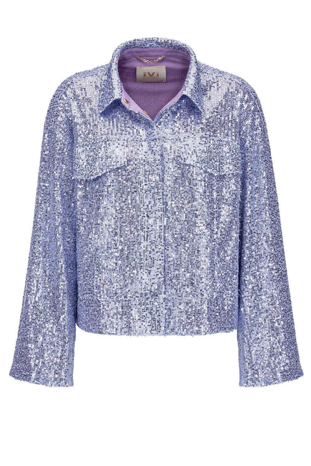 IVI GmbH SEQUINS Boxy Jacke lila Begrenztes Angebot