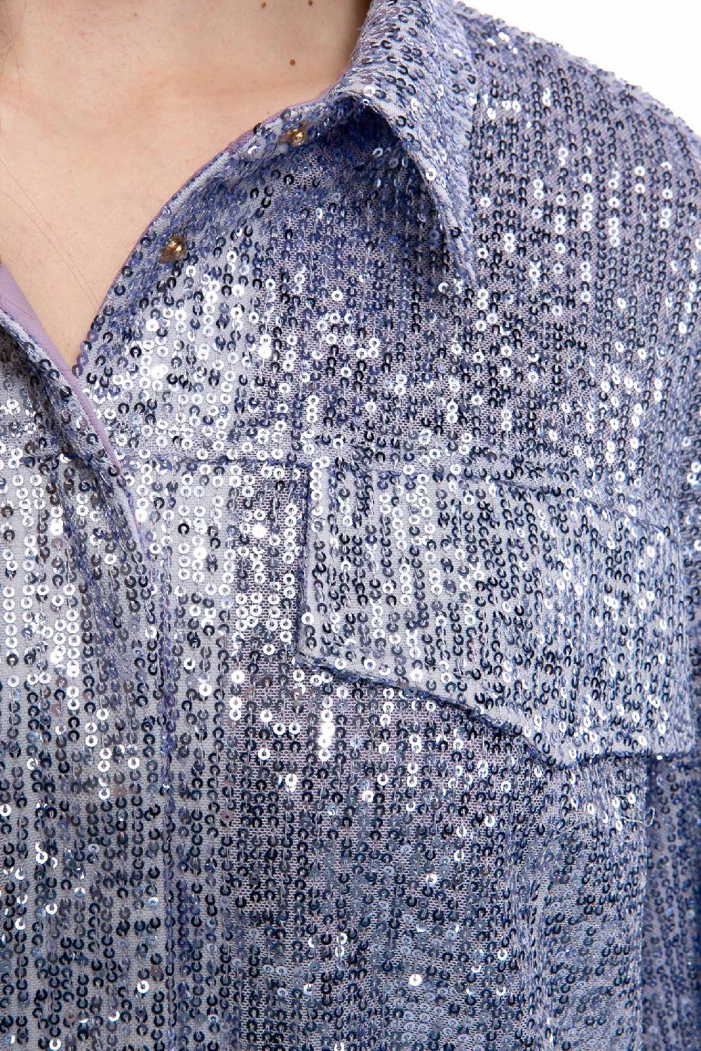 IVI GmbH SEQUINS Boxy Jacke lila Begrenztes Angebot