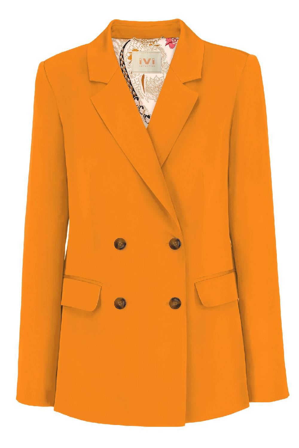 IVI GmbH SOLID SILK Blazer safran Muttertagsangebot