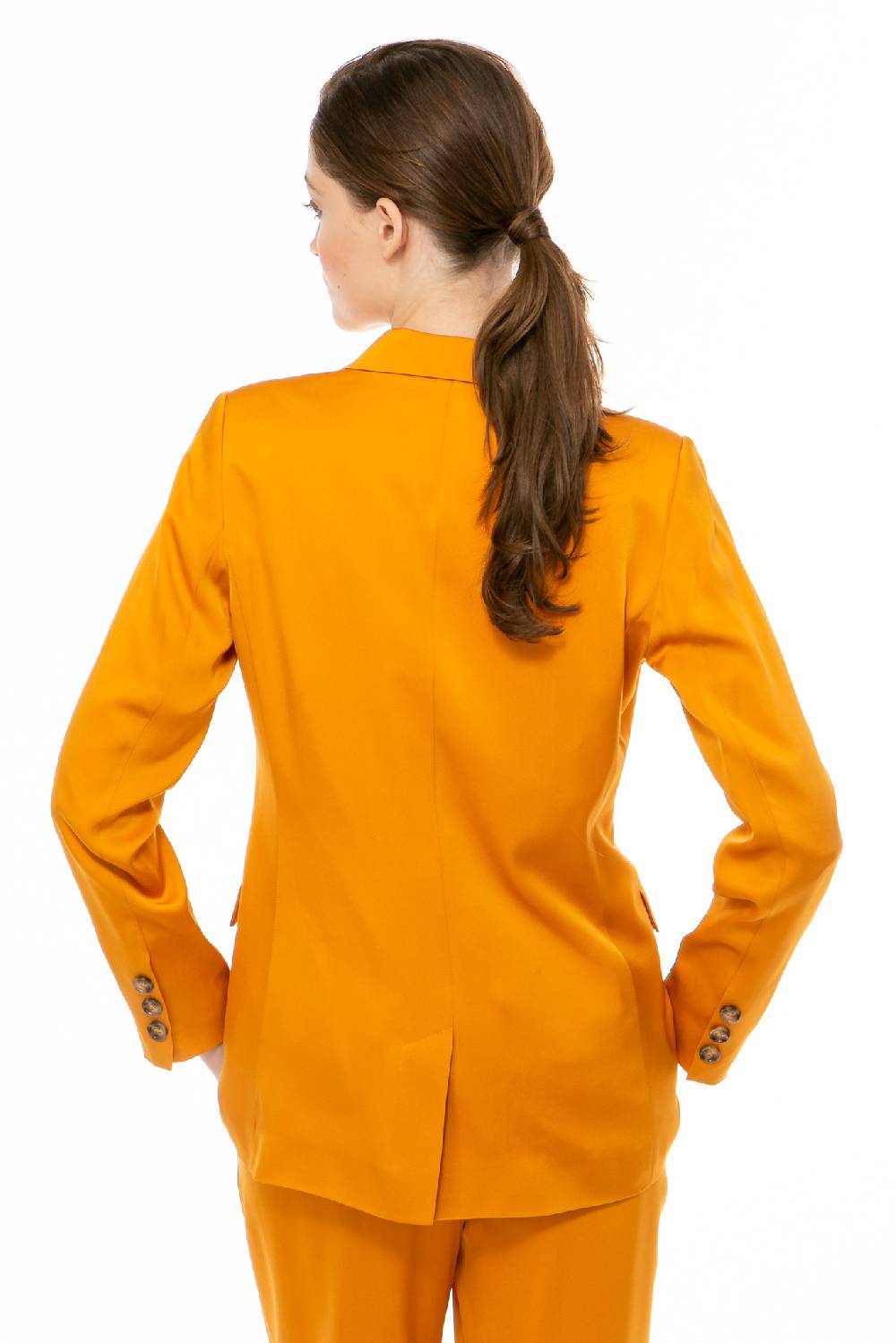 IVI GmbH SOLID SILK Blazer safran Muttertagsangebot