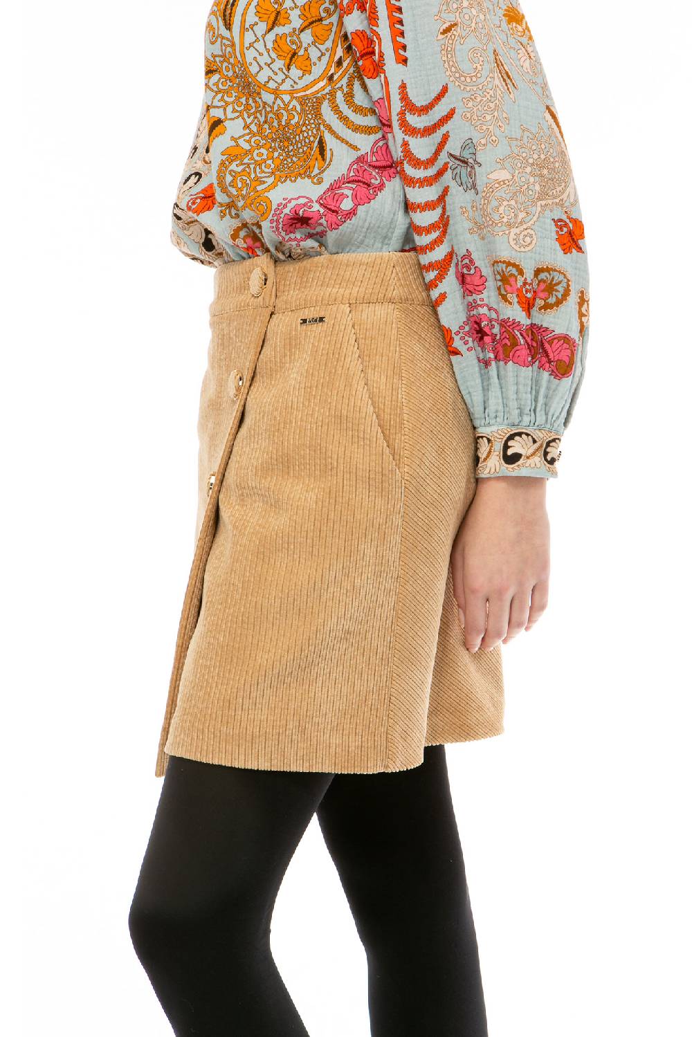 IVI GmbH CORDUROY Minirock camel Online Outlet