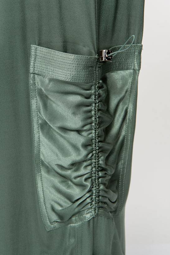 IVI GmbH SATEEN Hose mit Cargo Details thyme Bestseller