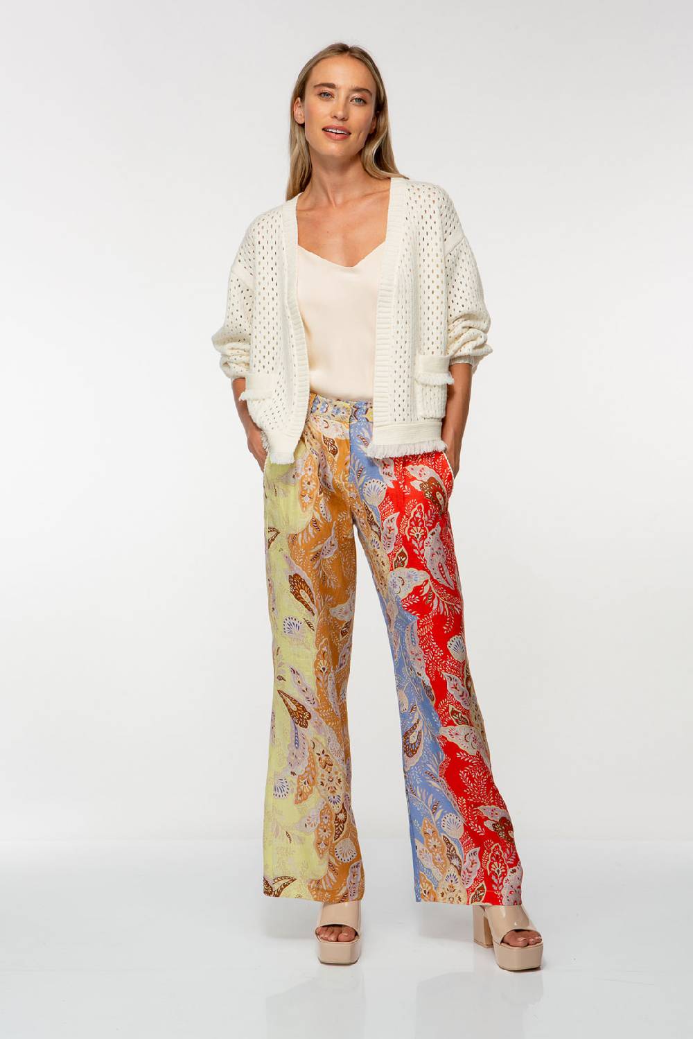 IVI GmbH AMBER Leinenhose multicolor Tägliche Deals